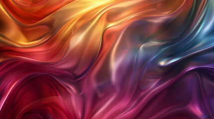 Obraz premium Abstract 3D Flowing Fabric Background