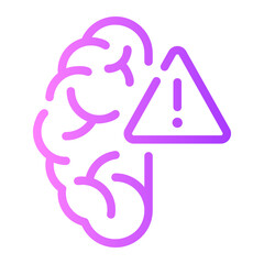 brain gradient icon