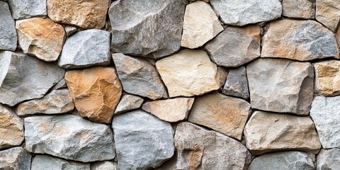 Obraz premium Captivating stones wall pattern texture showcasing a unique blend of natural elements, offering a visually striking stones wall appearance perfect for various creative projects and designs.
