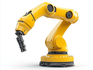 A white background highlights the robotic arm, which includes a clipping path for editing.





