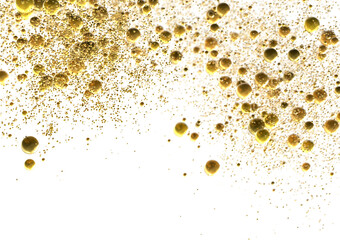 gold  Celebration: Captivating 3D Illustration of Shimmering gold Confetti