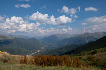 landscape in the mountains