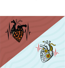 The Duality of Hearts Organic vs. Mechanical