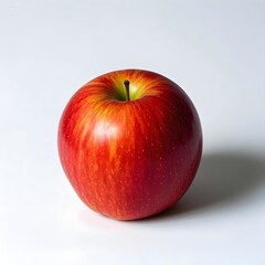 red apple on a white background