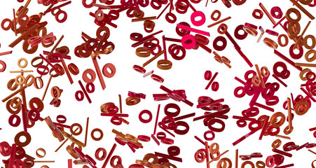 percent sign percentage icon interest rate background