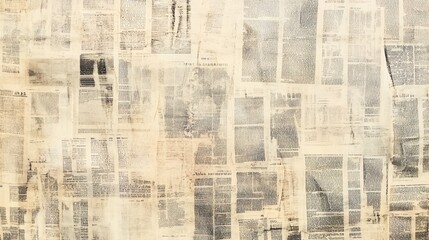 Obraz premium Aged newspaper texture background.