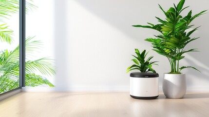Indoor Plants with Modern Decor Elements