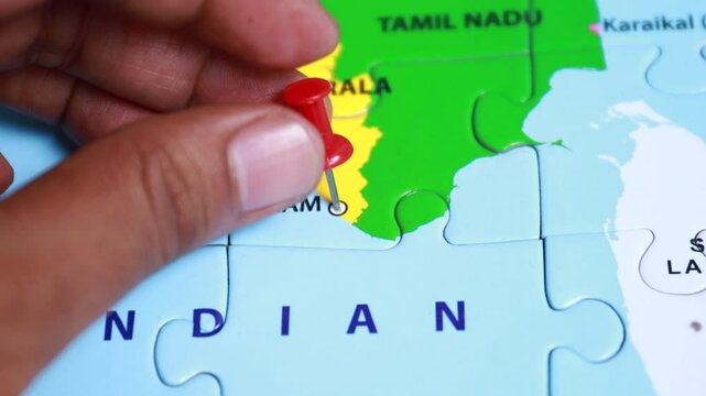 Political map of India