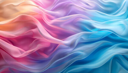 Obraz premium Abstract Pastel Wave Background Illustration