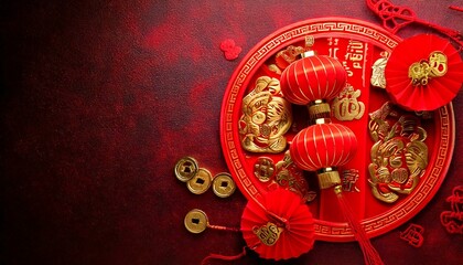 Podium round stage for happy Chinese new year 