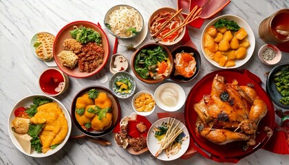 Podium round stage for happy Chinese new year 