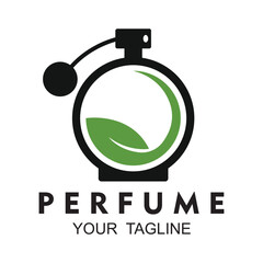 perfume logo vector icon simple illustration