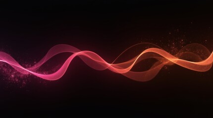 Fototapeta premium Elegant Waves of Color and Light
