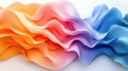 Obraz premium Abstract colorful fluid wave background.