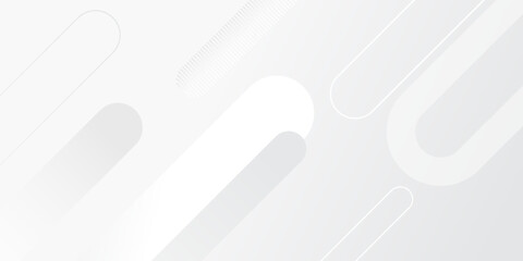 Abstract white background. Minimal geometric white light background abstract design. Suit for booklet, brochure, banner, poster, website, flyer, cover, corporate, backdrop. Vector illustration