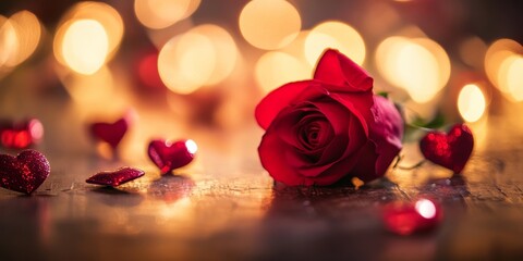 Happy Valentine s Day celebration captured in selective focus, showcasing the essence of love and affection. Experience the beauty of Happy Valentine s Day through this exquisite imagery.