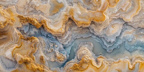 Fototapeta premium Aerial view of abstract desert landscapes showcasing the concept of the drunkard. This abstract photography highlights the unique formations and colors found in desert naturalism and contemporary art.