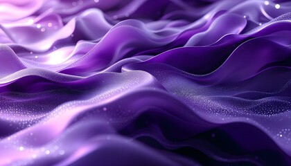 Obraz premium A dynamic purple abstract background represents business themes with modern design elements. Dynamic purple abstract business background. Purple abstract waves on dark background with flow