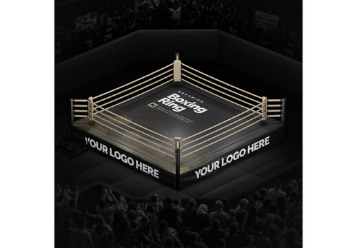 Boxing Ring Mockup