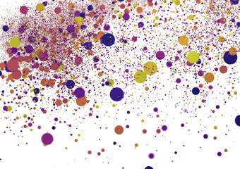 confetti png. Gold confetti falls from the sky.