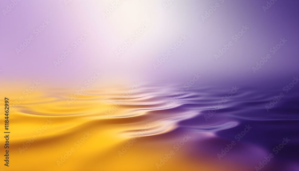 Poster Blurred gradient mustard to purple abstract background. Abstract gradient background. Colorful abstract background with soft gradient transitions. Beautiful abstract backdrop with a soft gradient