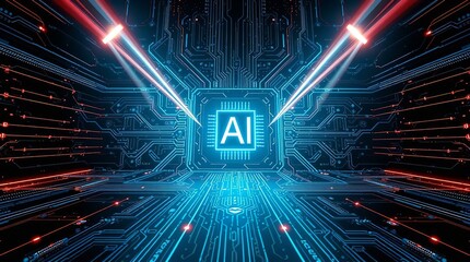 AI Chip | Circuitry of Intelligence | Digital Brain | Neural Network | Power of AI