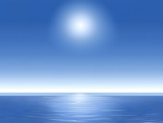 Obraz premium Serene Ocean Illustration