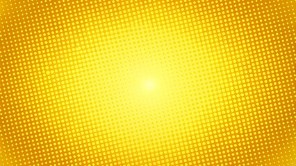 modern and bright yellow backdrop in a halftone style
