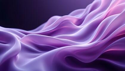 Fototapeta premium A purple abstract background with wavy lines and curves in the center of the image and a black background. Blue and purple abstract backgrounds with wavy lines ideal for creative design projects