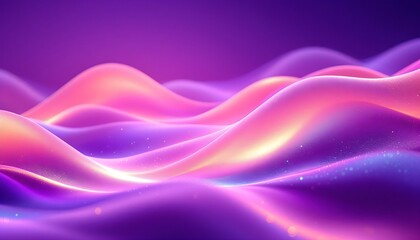 Obraz premium Purple abstract wave background modern design with copy space. Blue purple abstract dynamic wave on black background grainy vibrant color flow banner design poster cover header. Futuristic background