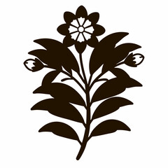 Valentine Set of Rainboho, Flower, and Love Designs on White Background  Romantic Art Collection