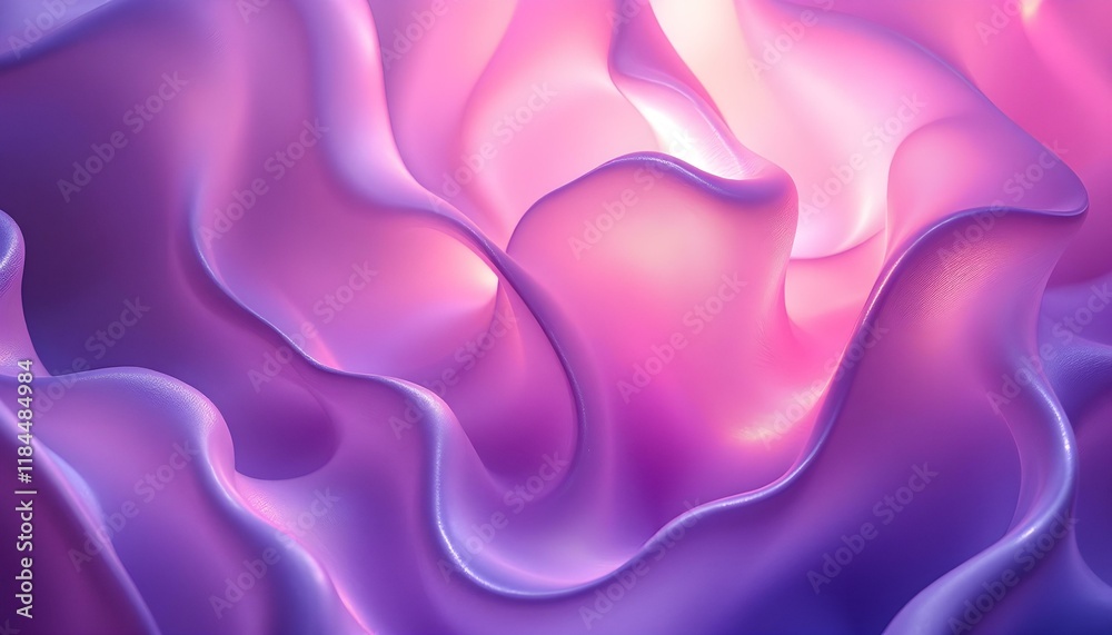 Aufkleber swirling pink and purple lines with a hint of blue create a dynamic, abstract flow wallpaper design.