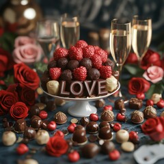 Romantic Chocolate Arrangement for Celebration
