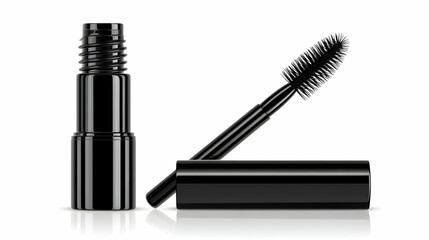 Obraz premium 3D Mascara Packaging Illustration