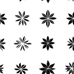 Collection of Star anise icons, Star anise vectorized art