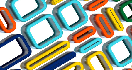 Abstract Geometric backgrounds full Color