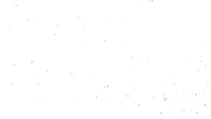 Sparkling Snowfall: Dynamic 3D Illustration of Falling Christmas Snowflakes