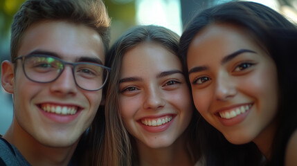 Fototapeta premium group of friends