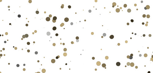 Radiant Revelry: Enthralling 3D Illustration of Shining gold Confetti