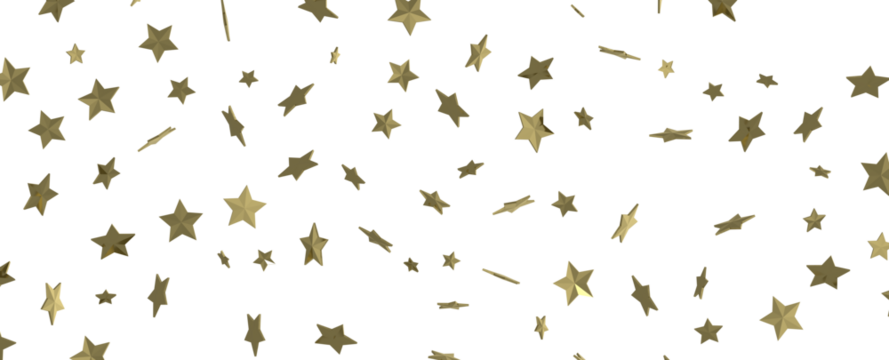 Stars - Festive christmas card. Isolated illustration white background. -