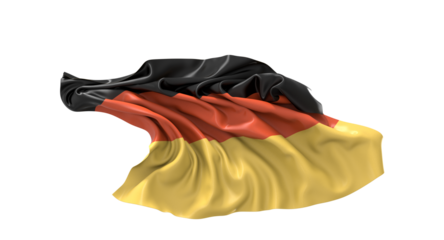 The German flag waving proudly Germany flag proud