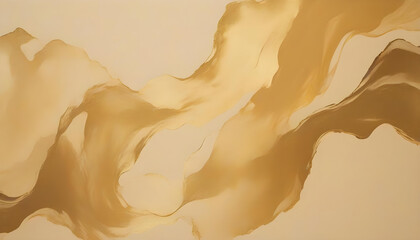 Exquisite photograph, painting, layers of matte gold, silhouettes, Layers on beige dusty, abstract, High resolution