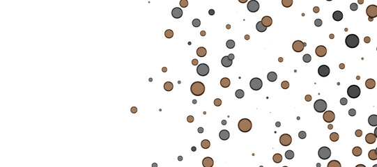 Glittering confetti on a transparent background. Holiday, birthday and Christmas decoration
