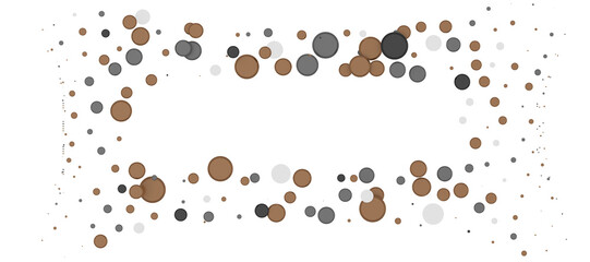 Glittering confetti on a transparent background. Holiday, birthday and Christmas decoration in PNG 3D