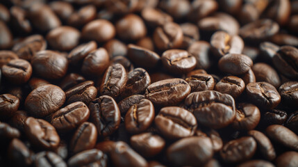 Freshly roasted coffee beans ideal for rich and aromatic brew