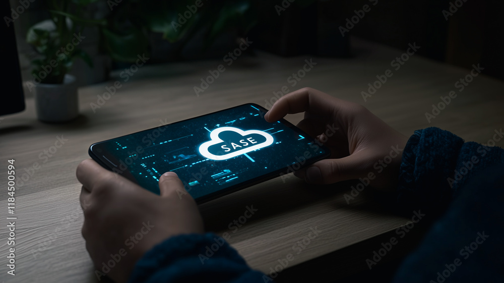 Poster cloud database access on mobile device