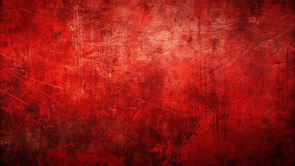 Fototapeta premium Red grunge scratched background texture 