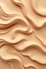 Obraz premium Soft waves of beige undulate gracefully across a textured surface inviting touch and exploration in a serene atmosphere
