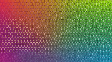 Hexagonal Gradient: A Vibrant, Abstract Colorful Pattern