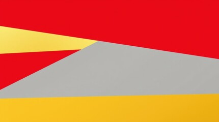 Fototapeta premium Vibrant interplay of colors creates a striking abstract composition in bold shapes